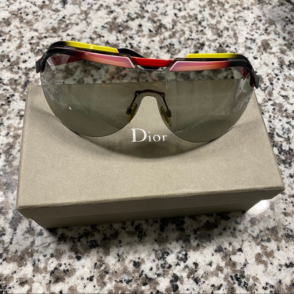 CHRISTIAN DIOR 6OR-SS FUCHSIA/SILVER SUNGLASSES